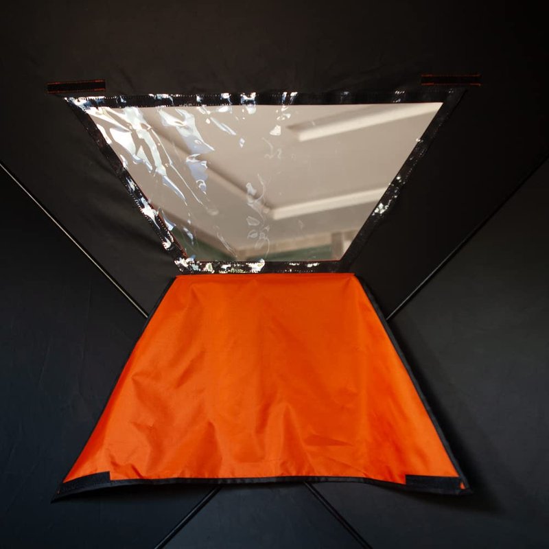 Nordic Legend Arctic Blaze 3-4 Man Pop-Up Portable Ice Fishing Shelter,34 Square Feet of Fishable Area, Portable Ice Shanty