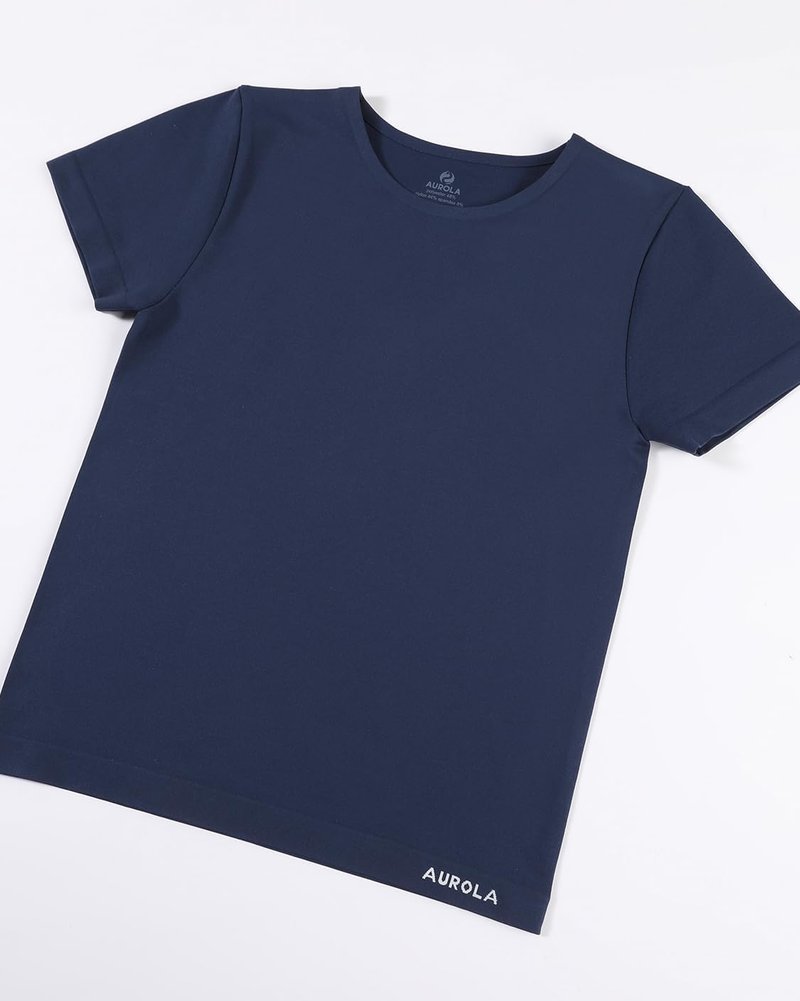 Seamless Short Sleeve Fitted T-Shirt for Women | Athletic Gym Workout Top