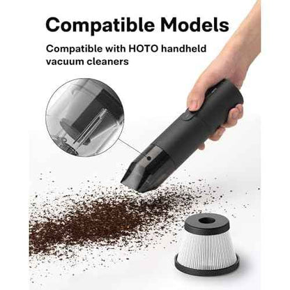 HOTO 4 PCS Filter Replacement for HOTO Compressed Air Capsule Only, Not for Autocare Air Duster