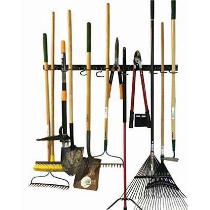 Adjustable Storage System 48 Inch, Wall Holders for Tools, Mop Broom Holder, Garage Organizer, Garden Tool Organizer, Garage Storage