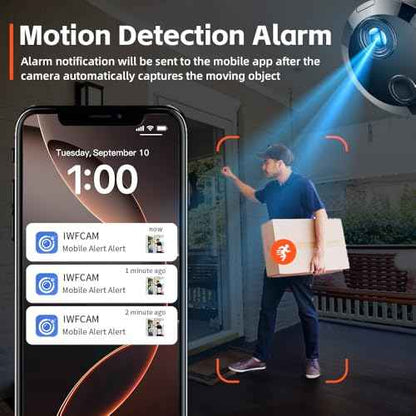 2K HD WiFi Security Camera -Hidden Cameras - WiFi Camera - Spy Cam-Indoor Nanny Cam -Surveillance Cameras with Motion Detection and Night Vision - Home Security for with App
