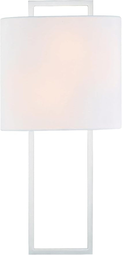 Crystorama Fremont 2 Light Polished Nickel Sconce