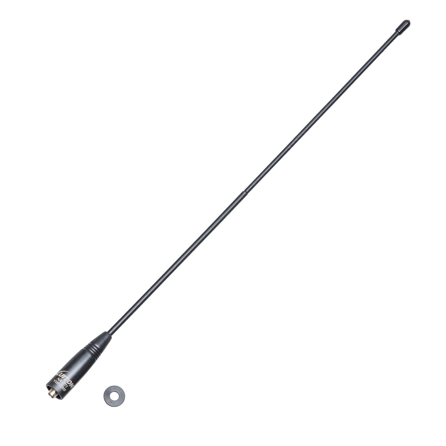 Radio Antenna for BaoFeng UV-5R/888S Long Range Walkie Talkie Antenna 15.6-Inch Whip VHF/UHF (144/430Mhz) Antenna SMA-Female（1 Pack）