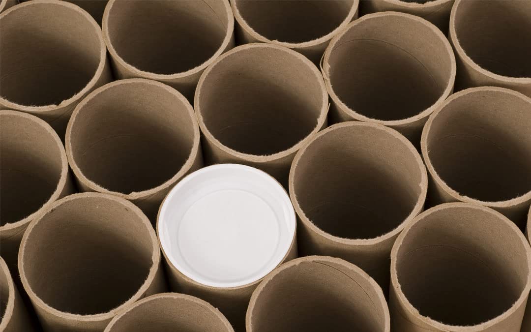 MagicWater Supply Mailing Tube - 3 in x 30 in - Kraft - 6 Pack - for Shipping and Storage of Posters, Arts, Crafts, and Documents