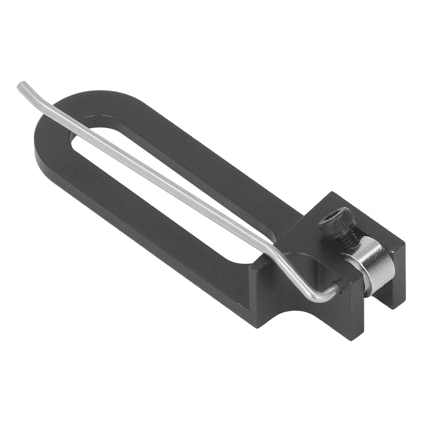 plplaaoo Aluminum Archery Magnetic Rest Screw Recurve Bow Target Accessories Sturdy Lightweight Durable CNC Processed for Competitive Recurve Bow (Black)