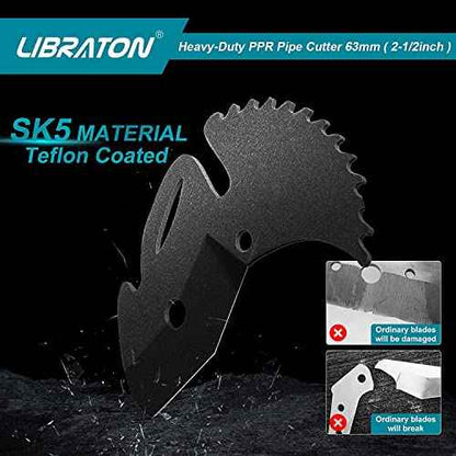 Libraton 1PCs Pipe Cutter Replacement Blade (Up to 2-1/2") for PVC Pipe Cutter for Cutting Pipes of Plastics, PEX, PVC, PPR Plastic Hoses and Plumbing Pipe
