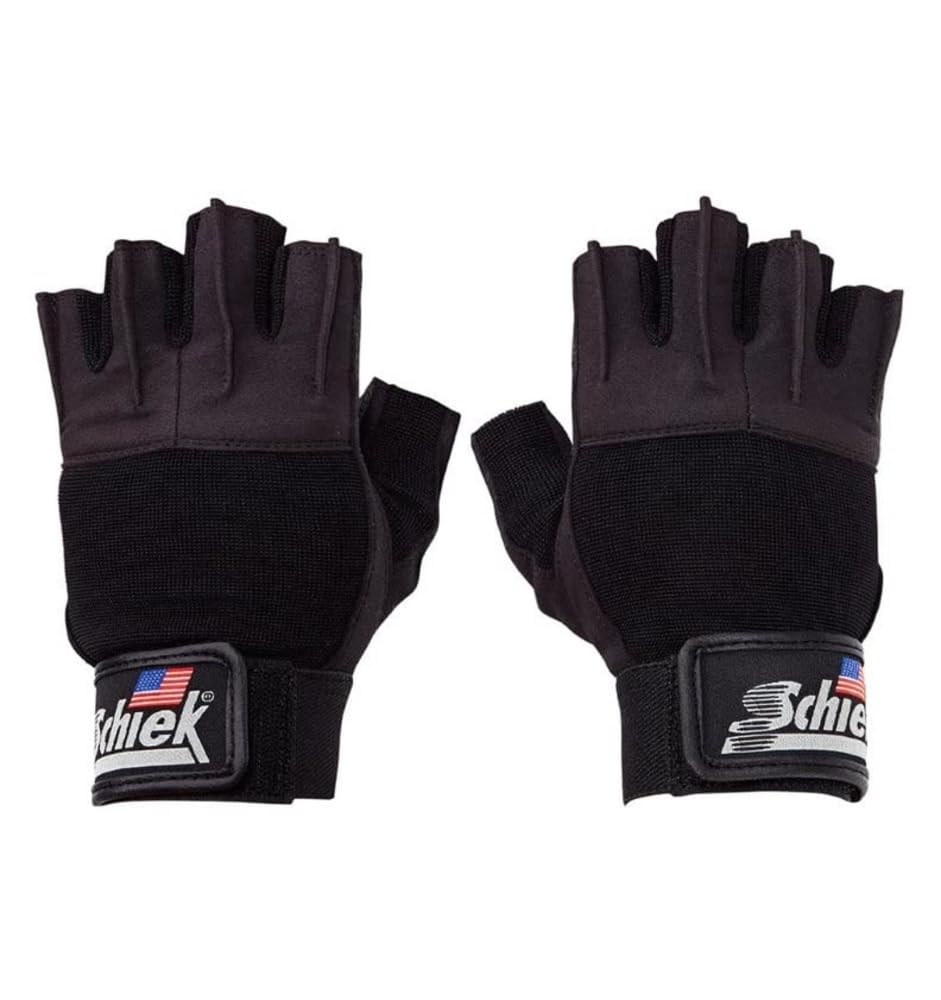 Schiek Sports 530 Platinum Lifting Gloves with Gel Pad - Weightlifting Gloves for Women and Men