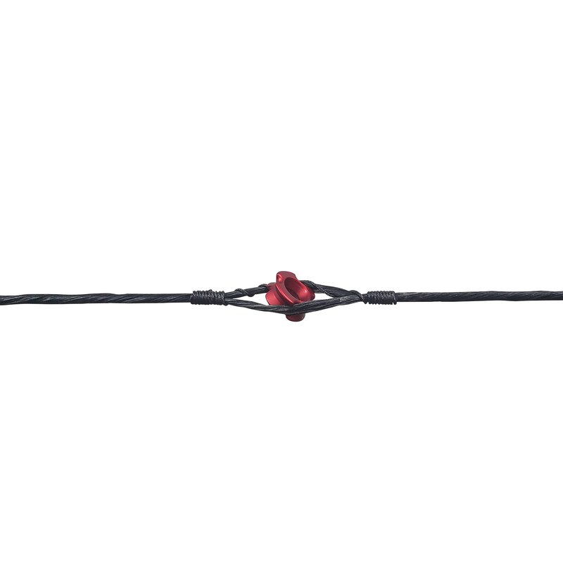 SAS Southland Archery Supply Aluminum Peep Sight for Archery Compound Bow - 2/Pack (Red, 1/8 in)