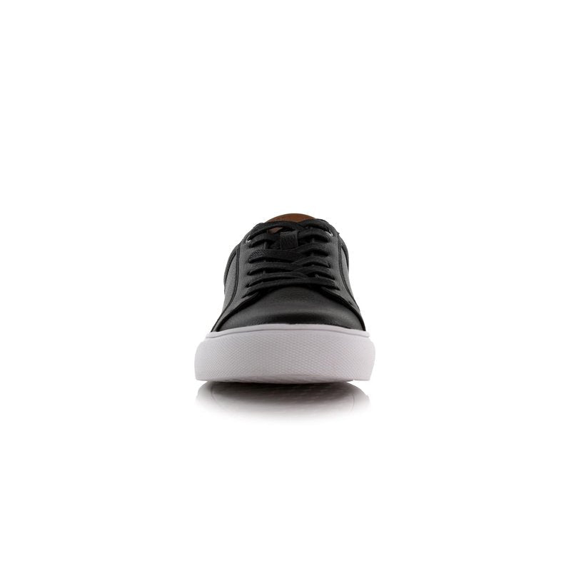 Ferro Aldo Men's Daniel Classic Low-Top Fashion Sneakers | Casual Lace-Up Court Shoe | MFA19692 | in Black, Size 9