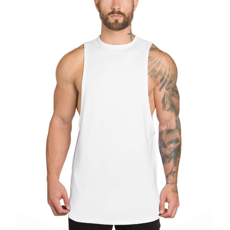 Muscle Killer 3 Pack Men's Muscle Cut Off Gym Workout Stringer Tank Tops Bodybuilding Fitness T-Shirts (x_l, Regular, Black+Gray+White)