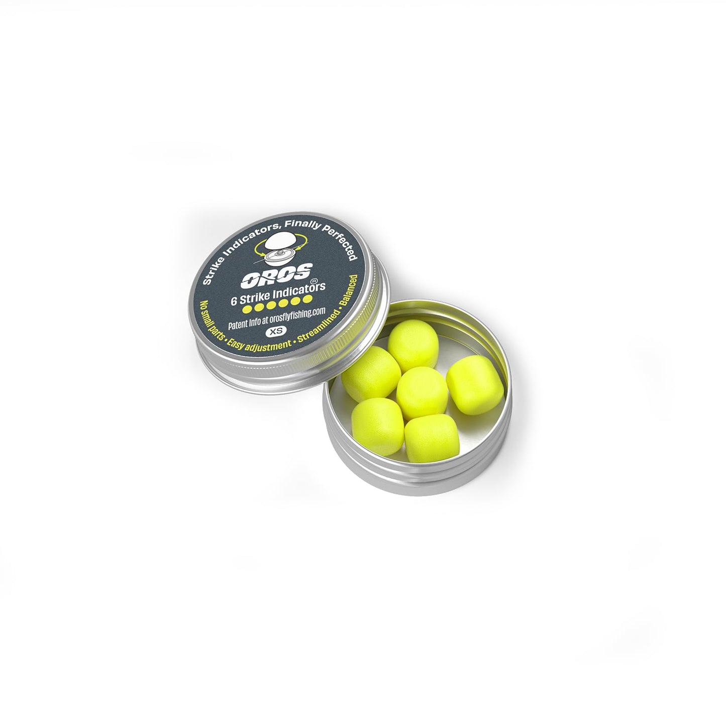 Oros Strike Indicator 6-Pack (X-Small, Chartreuse)