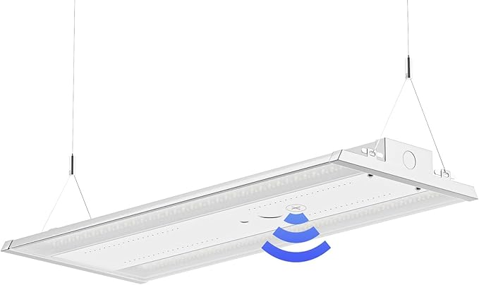 LED Linear High Bay Light 1-Pack, 300W 45000LM 0-10V Dimmable 5000K Daylight, Adjustable High Bay LED Shop Lights Lighting Fixtures for Garage Warehouse Workshop, UL