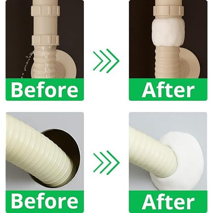 3 Pack Plumbers Putty & Duct Seal ? Heavy Duty Waterproof Sealant Putty for Sink Drain, Tub & Pipe Connections, HVAC Ducts, Wall Hole Filler & Quick Repair Solution