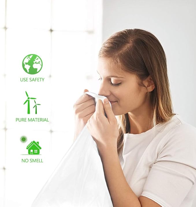 5 Gallon 330 Counts Strong Trash Bags Garbage Bags by Teivio, Bathroom Trash