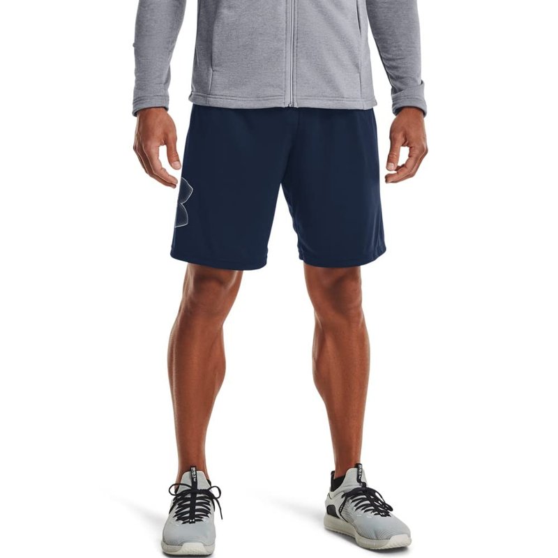 Under Armour Men's Tech Graphic 10" Shorts, Academy Blue (409)/Steel, 5X-Large Tall