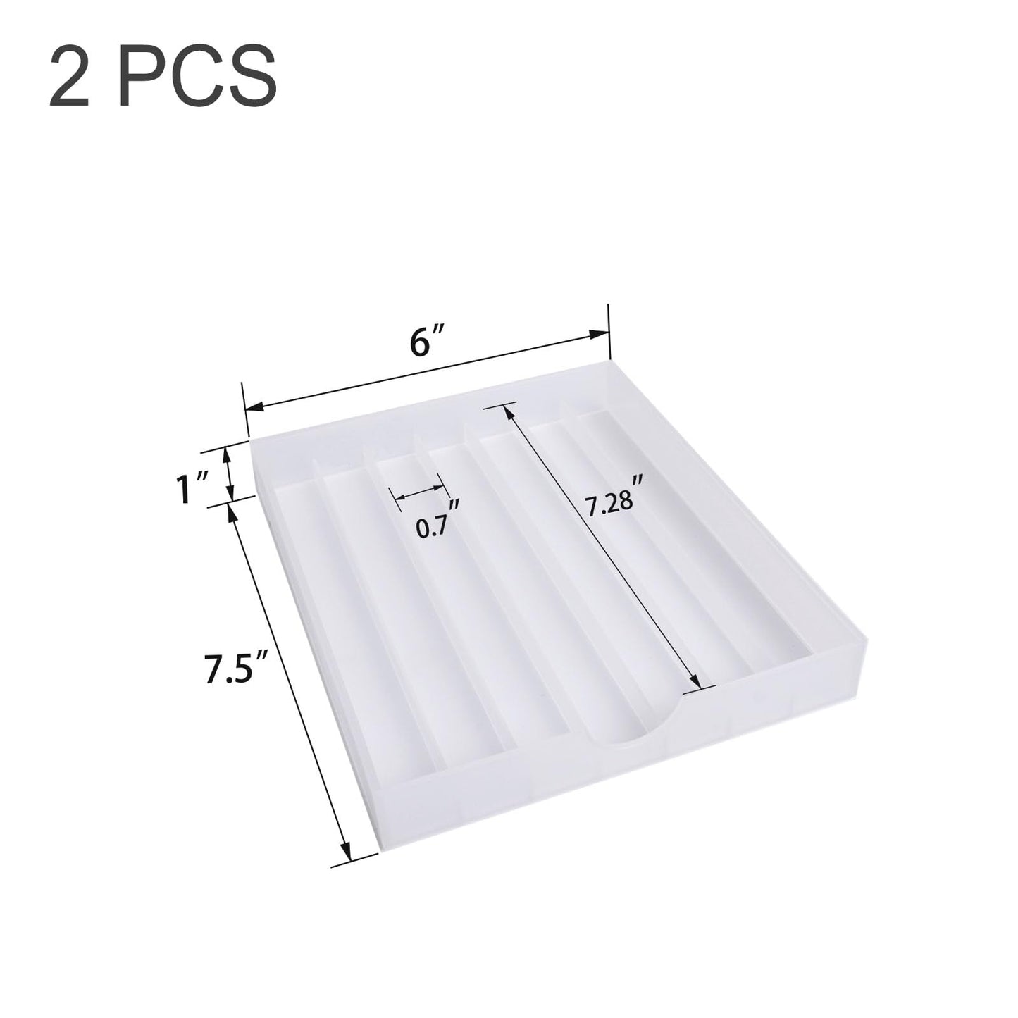 FASTRYF Desk Drawer Organizer, Pen Holder Tray Pen Storage with Fountain Pen, Pencil, Marker, Crayon, Chalk, Nail Art Tools for Office, Craft Room - 2pack