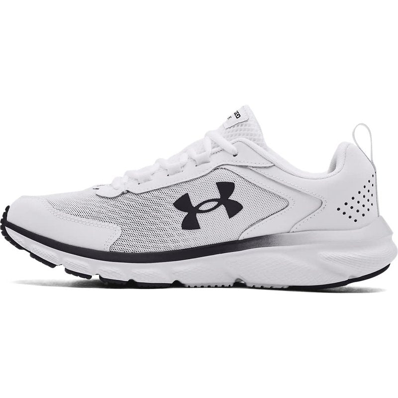 Under Armour Mens Charged Assert 9 Running Shoe, White(100 Black, 10 X-Wide US