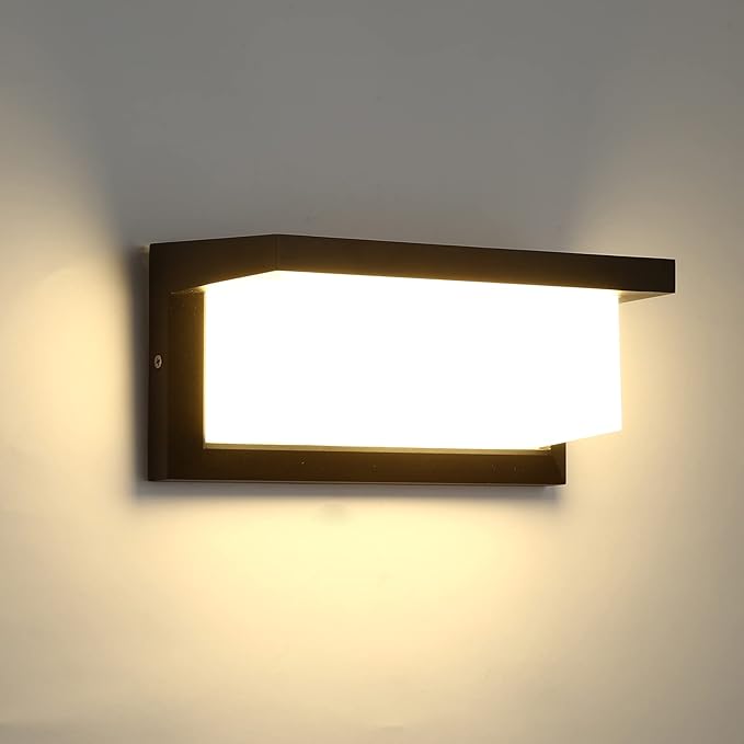 Outdoor Porch Wall Light Modern LED Wall Sconces 18W 3000K Wall Mounted Wall lamp Aluminum Wall Lights fixtures Suitable for Garage, Living Room, Terrace