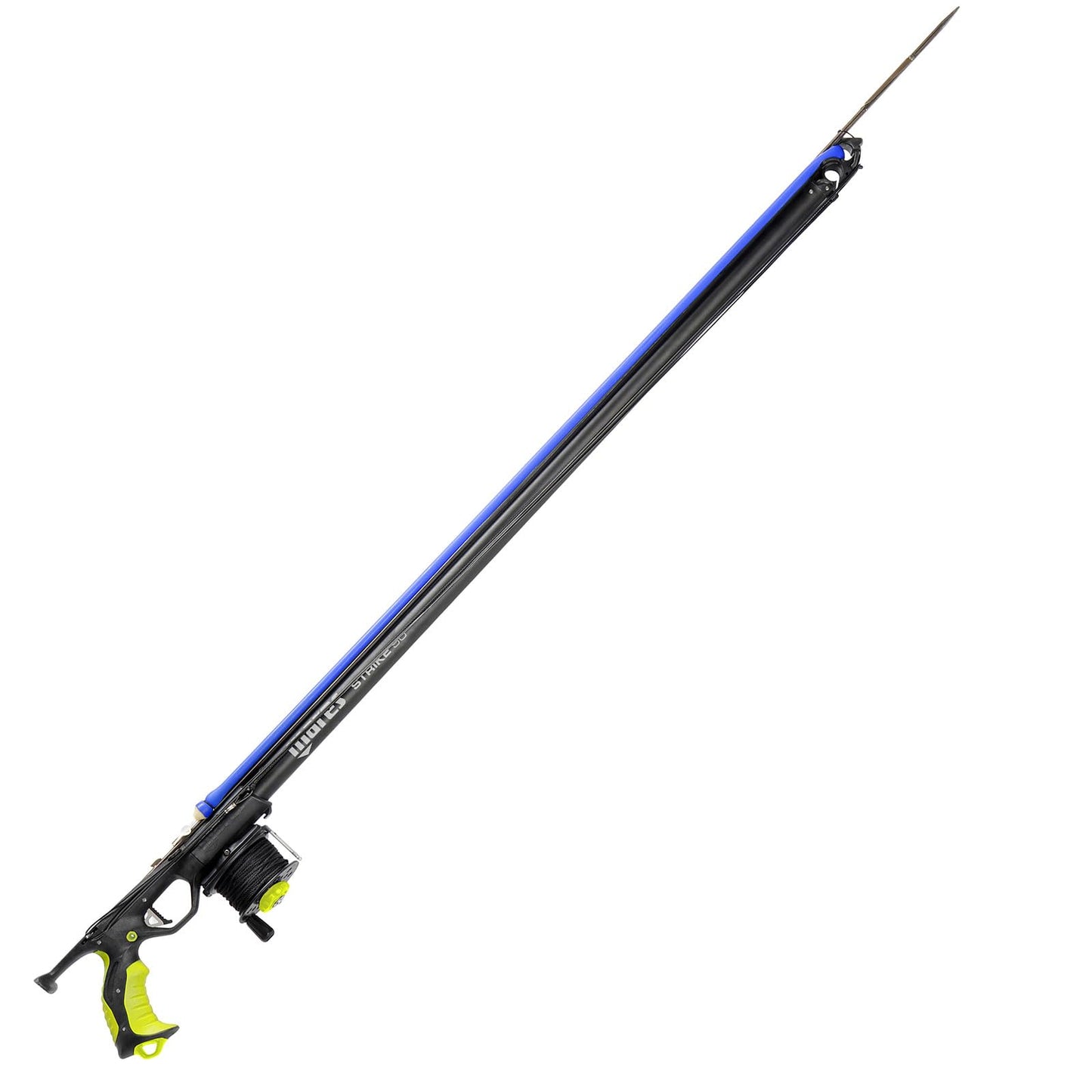 Mares Strike Speargun for Spearfishing | 28mm Barrel, Stainless Steel Release, 6.5mm Shaft, Ergonomic Handle & Horizontal Reel | Optimized for Oversized Bands & Accurate Shots, 55 cm