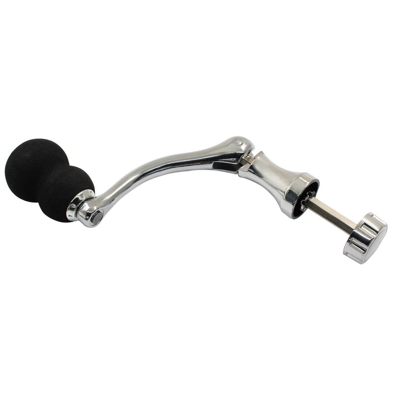 Jiozermi Fishing Spinning Reel Handle, Full Metal Reel Handle for Fishing Handle Replacement Parts, Suitable for Fishing Reel 1000-4000 Series
