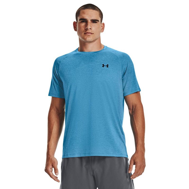 Under Armour Men's Tech 2.0 Short-Sleeve T-Shirt, Radar Blue (422)/Black, Large