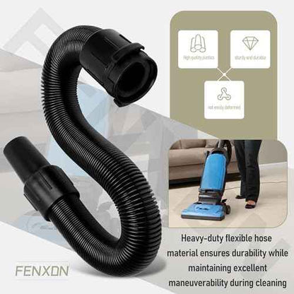 104961 Vacuum Cleaner Hose with Cuffs for Pro-Team 1200XP 1500XP 1500 15XP Upright Vacuum Black