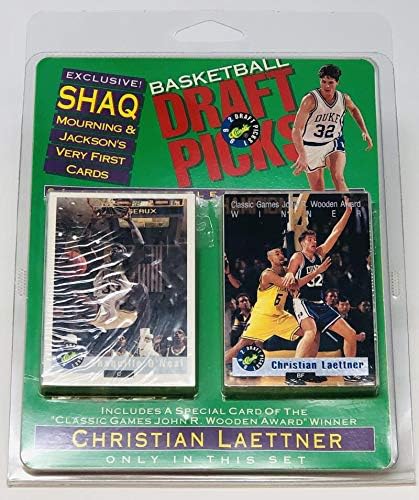 1992 Classic Draft Picks Basketball Sealed Hanger Set w/2 Shaquille O'Neal Rookie Card