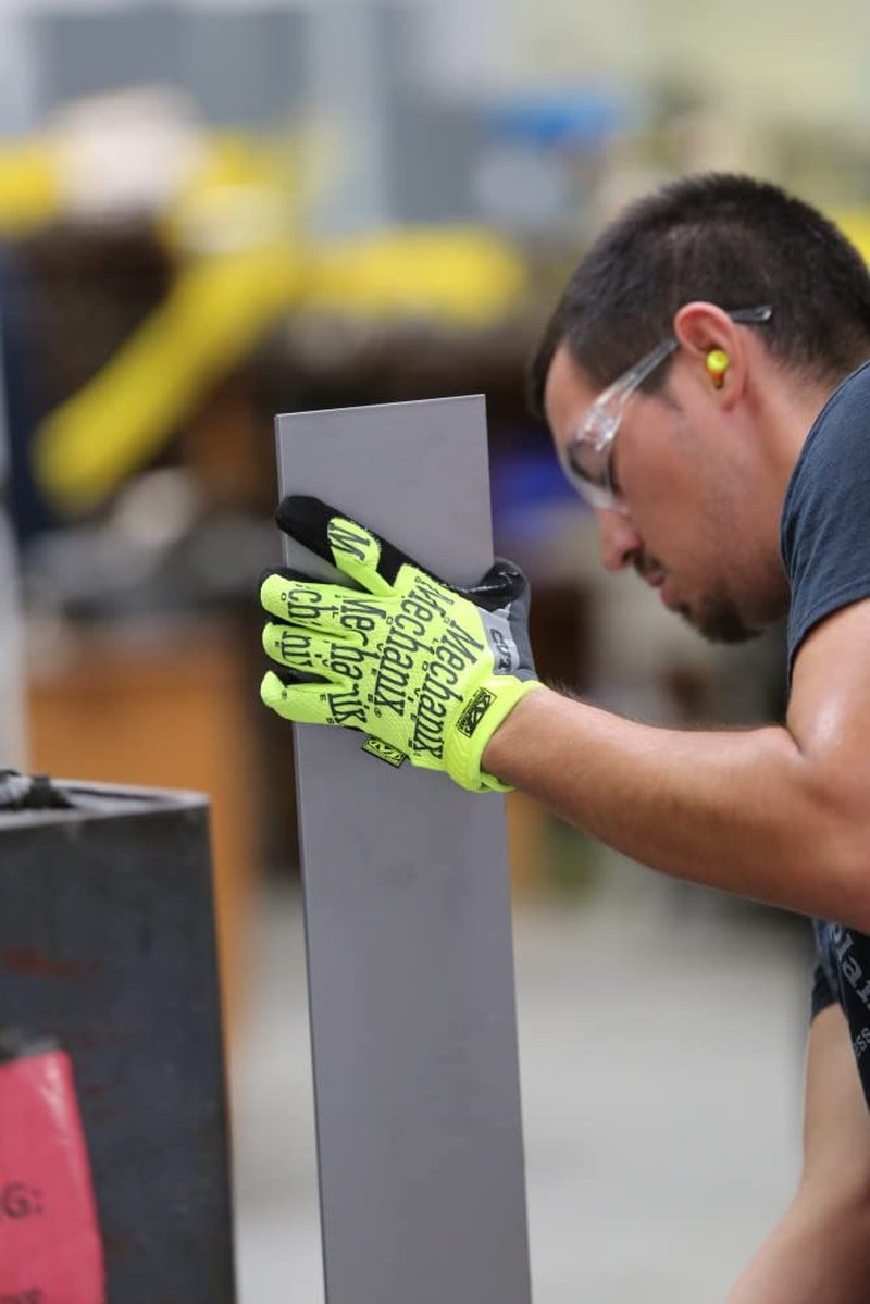 Mechanix Wear Original Hi-Viz D5 Cut Resistant Gloves - For Construction - Breathable Work Gloves - Touchscreen Compatible - Synthetic Leather - Fluorescent Yellow - XX-Large