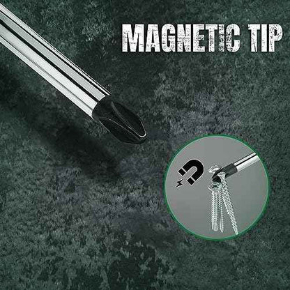 SK 7-Piece Magnetic Screwdriver Set, Includes Slotted/Phillip/Star Screwdrivers, S2 Steel, SureGrip Handle