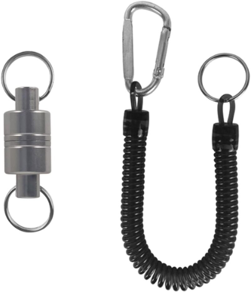 Aventik Fly Fishing Landing Net - Wooden Design with Magnet Release & Soft Rubber Bag | Great Fish Protection