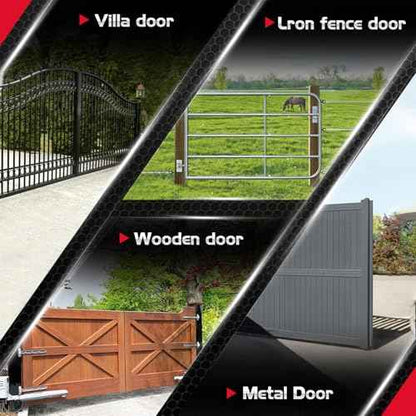 8 Inch Heavy Duty Fence Gate Wheel 600lb Capacity for Metal Tube Gates with 360 Degree Rotation Spring Loaded Caster Includes Screws and Screwdriver Durable Wheel for Smooth Gate Operation (Silver)