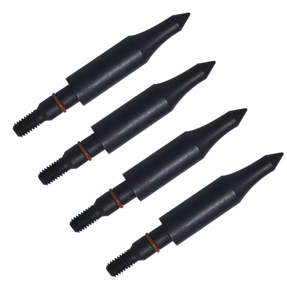 Field Points arrowheads 200 Grains Archery Field Points, 5/16" Steel Screw in Archery Field Tips and Broadheads (1 Dozen 12 PCS)