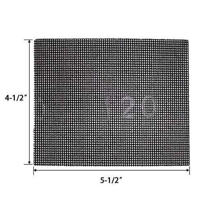 SCOTTCHEN Sanding Mesh 1/4 Sheet (12pcs) 5.5" x 4.5" for Palm Sanders Sheets 80 Grit