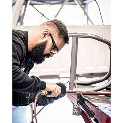 BOMBER Safety Glasses for Men, Matte Black frame with Clear Safety Lens, Non-Slip Gray Foam Lining, Guaranteed ANSI Z87+ Compliant - MA101