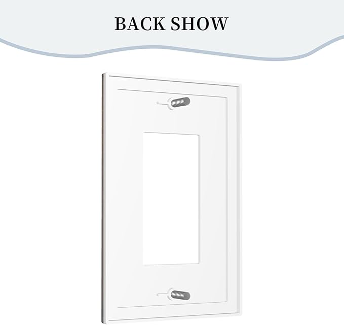 Decorative Art Light Switch Covers Nautical Rustic Star Emblem 1 Gang Rocker Outlet Decorative Switch plate Faceplate GFCI Light Switch Covers for Home Decor