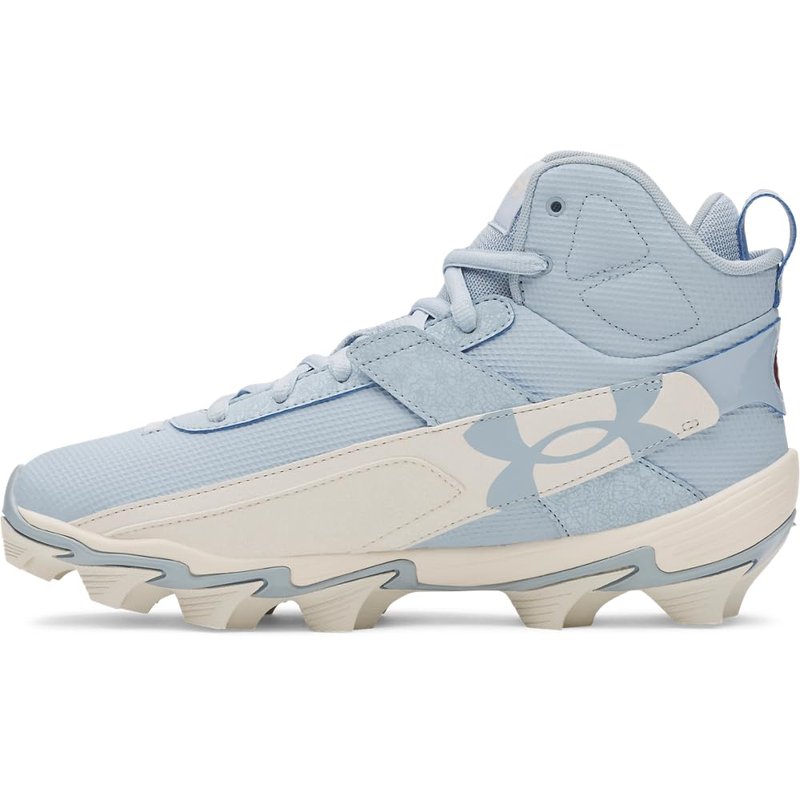 Under Armour Men's Harper 10 RM Baseball Cleats, (453) Blue Calm/Stone/Blue Calm, 6.5, US