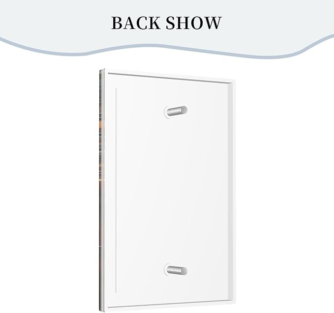 City Light Moon Bus Abstract Art Light Switch Covers No Device Wall Plate 1 Gang Decorative Blank Switchplate Electrical Faceplate for Country Living Bedroom Decor