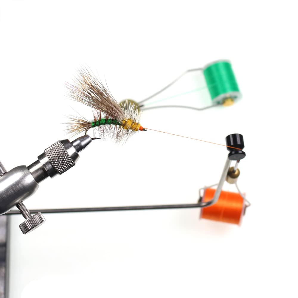 HERCULES 140D Fly Tying Thread 12 Colors Non Waxed Fly Tying Wires Materials Kits Fly Tying Tieing Supplies for Dry Wet Flies (12 Colors)