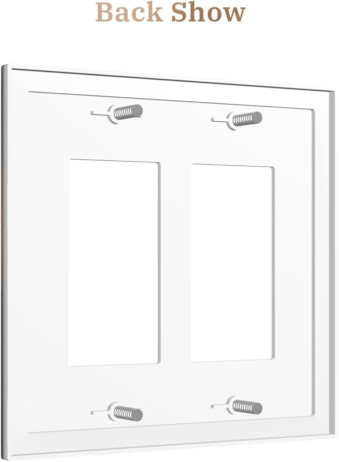 Decorative Art Light Switch Covers Wizard’s Hat & Spellbooks 2 Gang Dual Rocker Outlet Switch plate Faceplate GFCI for Home Decor