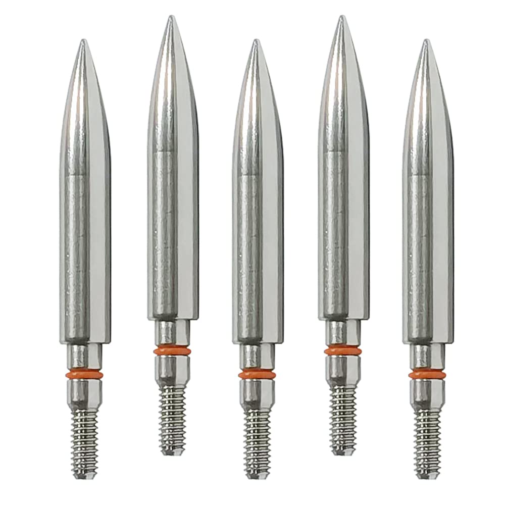 Field Points arrowheads 200 Grains Archery Field Points, 9/32 Stainless Steel Screw in Archery Field Tips and Broadheads (1 Dozen A Grain 2.9x2.3x0.6