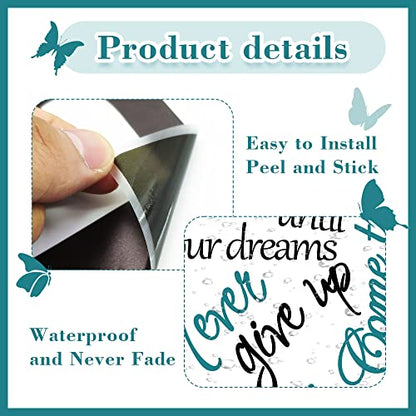 Inspirational Quotes Motivational Sayings Vinyl Peel & Stick Wall Decals for Women, Adults, Bedroom, Living Room, Office, Bathroom