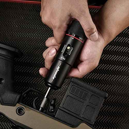 EPAuto Manual Wrench Screwdriver for Firearms | Bike Gears, 10-65 in/Lbs - 10 Bits, Black