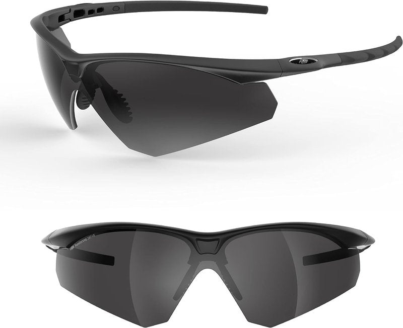 HTS HUNTERSKY S53 Anti Fog Tactical Shooting Range Safety Glasses ANSI Z87.1 Ballistic Eye Protection Hunting Airsoft Riding