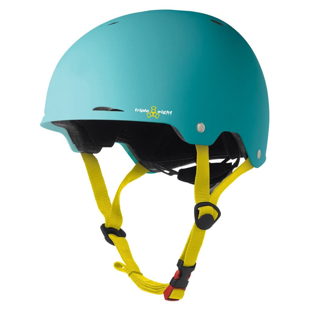 Triple Eight Gotham Dual Certified Helmet for Skateboard, Bike, Roller Skating, Sizes for Adults aand Teens, Black Matte, Small/Medium