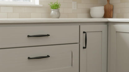 Alzassbg Matte Black Cabinet Pulls and Handles 10 Pack, AL3506MB