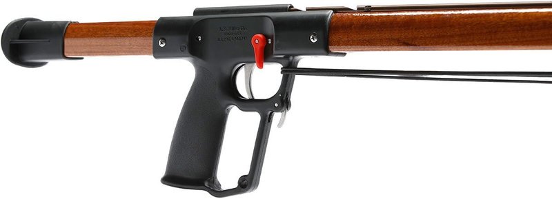 Mahogany Speargun for Spearfishing - Durable Wood Design for Precision and Performance