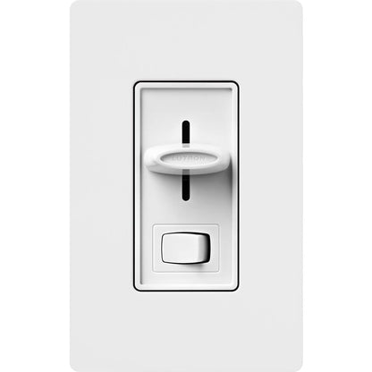 Lutron Skylark LED+ Dimmer Switch for Dimmable LED, Lutron Dimmer Switch For Halogen and Incandescent Bulbs, 150W/Single-Pole or 3-Way, SCL-153P-WH, White