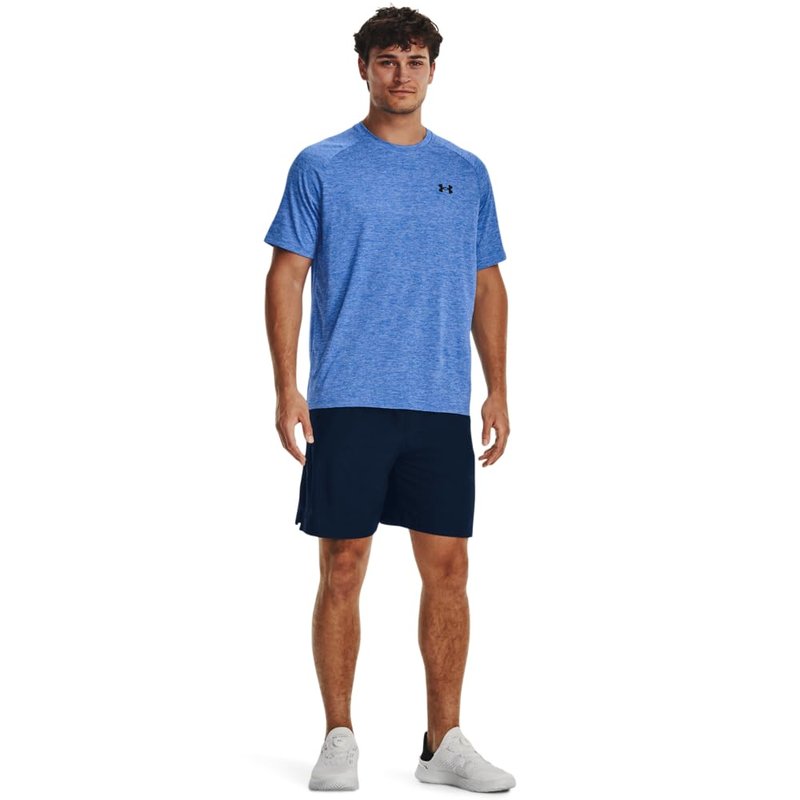 Under Armour Men's Tech 2.0 Short-Sleeve T-Shirt, (464) Water / / Black, Large