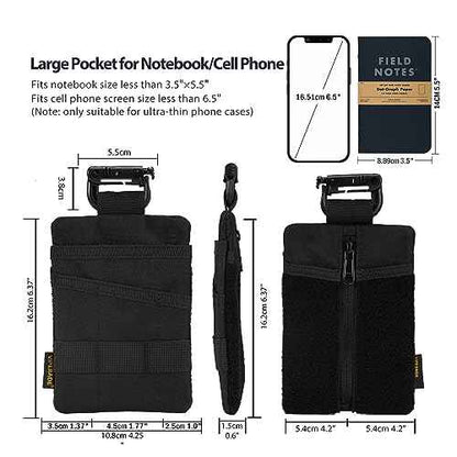 VIPERADE VE23/24/25 EDC Organizer, DIY Patch Pocket Organizer for Men, Multitool Pouch for EDC Gears