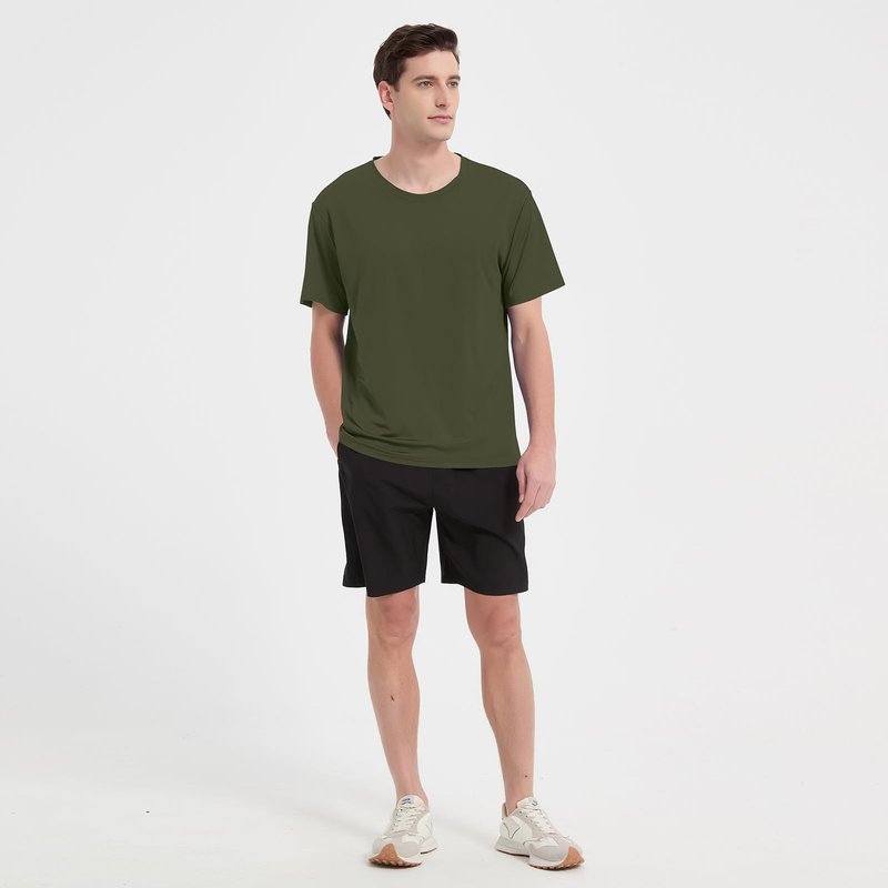 5-Pack Mens Workout T-Shirts Quick Dry Athletic Performance Gym Shirts Casual Summer Tops